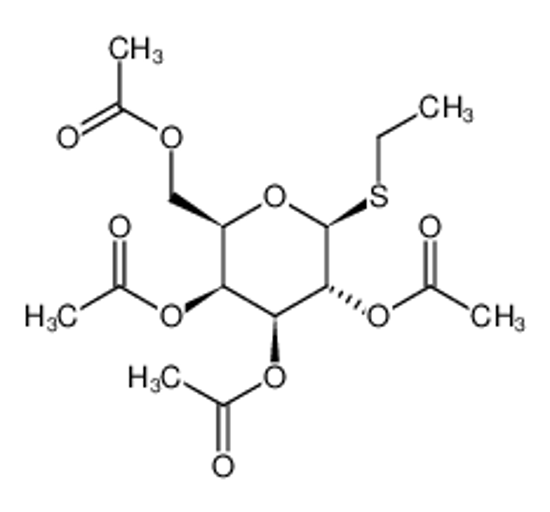 Picture of [(2R,3S,4S,5R,6S)-3,4,5-triacetyloxy-6-ethylsulfanyloxan-2-yl]methyl acetate