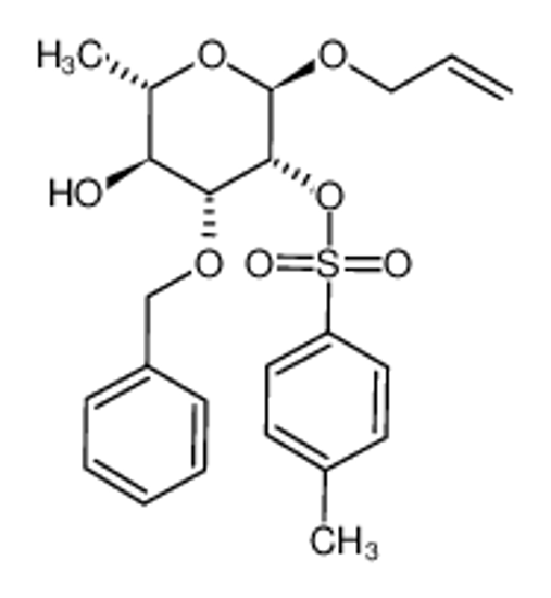 Picture of Allyl 3-O-benzyl-2-O-p-tolylsulfonyl-a-L-rhamnopyranoside