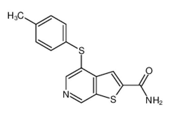 Picture of 4-(4-methylphenyl)sulfanylthieno[2,3-c]pyridine-2-carboxamide