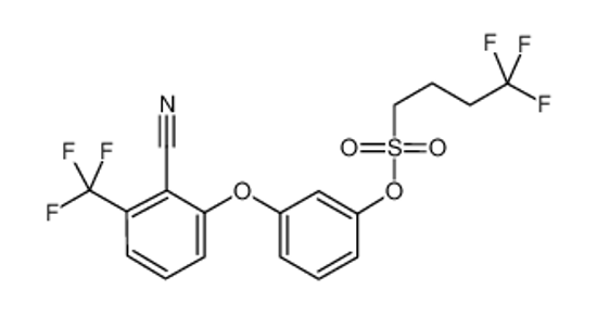 Picture of [3-[2-cyano-3-(trifluoromethyl)phenoxy]phenyl] 4,4,4-trifluorobutane-1-sulfonate