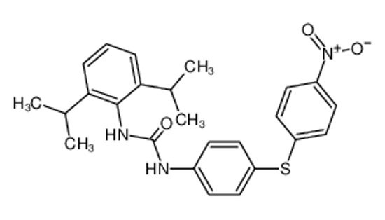 Picture of 1-[2,6-di(propan-2-yl)phenyl]-3-[4-(4-nitrophenyl)sulfanylphenyl]urea