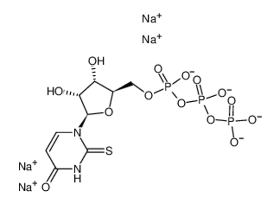 Picture of disodium,[[(2R,3S,4R,5R)-3,4-dihydroxy-5-(4-oxo-2-sulfanylidenepyrimidin-1-yl)oxolan-2-yl]methoxy-oxidophosphoryl] hydrogen phosphate