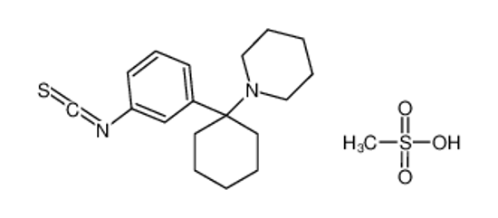 Imagem de Metaphit,1-(1-(3-Isothiocyanato)phenyl)cyclohexylpiperidine