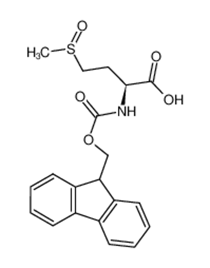 Picture of (2S)-2-(9H-fluoren-9-ylmethoxycarbonylamino)-4-methylsulfinylbutanoic acid