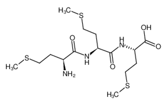 Picture of (2S)-2-[[(2S)-2-[[(2S)-2-amino-4-methylsulfanylbutanoyl]amino]-4-methylsulfanylbutanoyl]amino]-4-methylsulfanylbutanoic acid