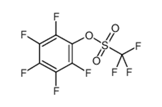 Picture of (2,3,4,5,6-pentafluorophenyl) trifluoromethanesulfonate