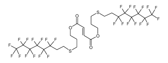 Picture of bis[3-(3,3,4,4,5,5,6,6,7,7,8,8,8-tridecafluorooctylsulfanyl)propyl] but-2-enedioate