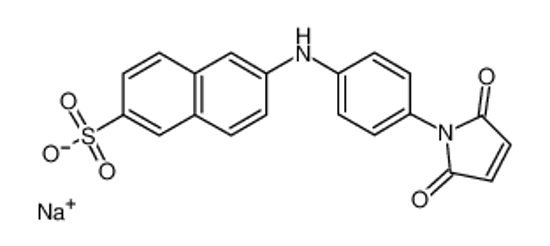 Picture of 2-(4'-Maleimidylanilino)naphthalene-6-sulfonic acid sodium salt,MIANS
