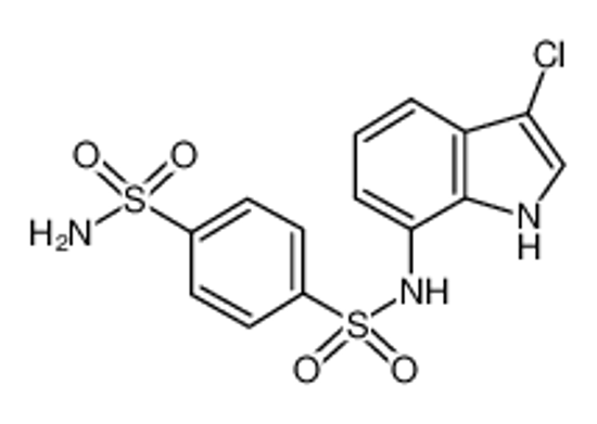 Picture of 4-N-(3-chloro-1H-indol-7-yl)benzene-1,4-disulfonamide
