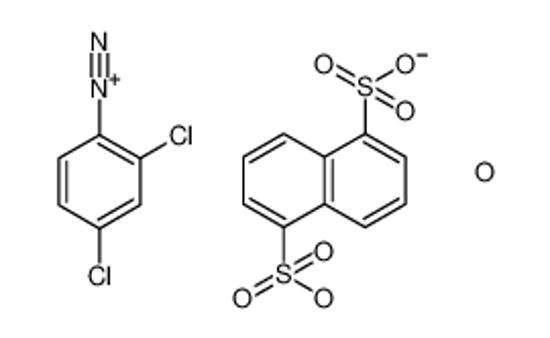 Picture of 2,4-dichlorobenzenediazonium,naphthalene-1,5-disulfonate,hydrate