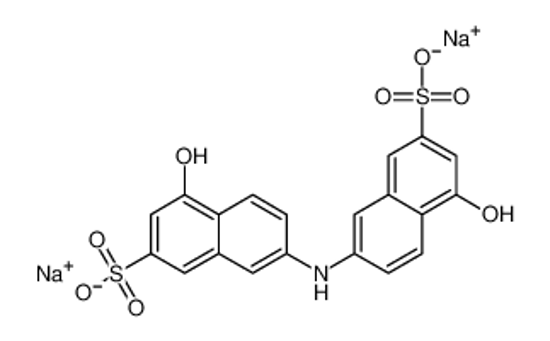 Изображение disodium,4-hydroxy-7-[(5-hydroxy-7-sulfonatonaphthalen-2-yl)amino]naphthalene-2-sulfonate