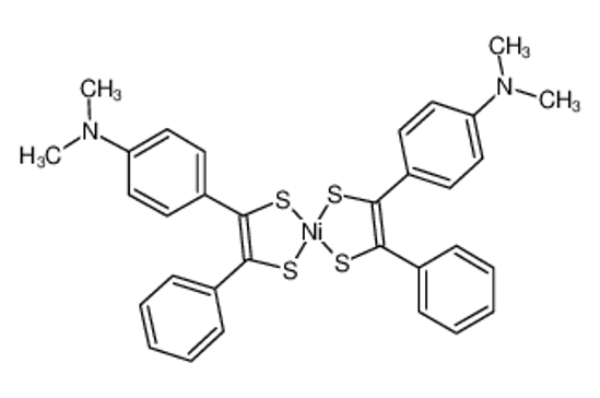 Picture of (Z)-1-[4-(dimethylamino)phenyl]-2-phenylethene-1,2-dithiolate,nickel