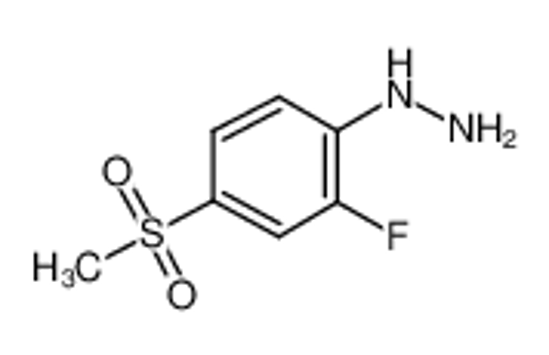 Picture of (2-fluoro-4-methylsulfonylphenyl)hydrazine