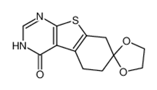 Imagem de Spiro[[1]benzothieno[2,3-d]pyrimidine-7(4H),2'-[1,3]dioxolan]-4-one, 1,5,6,8-tetrahydro-