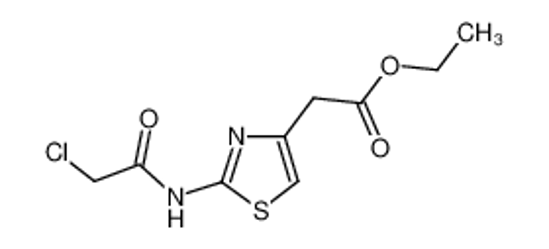 Picture of ethyl 2-[2-[(2-chloroacetyl)amino]-1,3-thiazol-4-yl]acetate