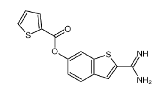 Picture of (2-carbamimidoyl-1-benzothiophen-6-yl) thiophene-2-carboxylate