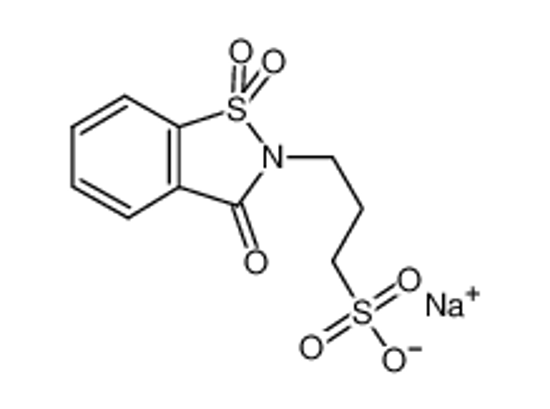 Изображение sodium,3-(1,1,3-trioxo-1,2-benzothiazol-2-yl)propane-1-sulfonate