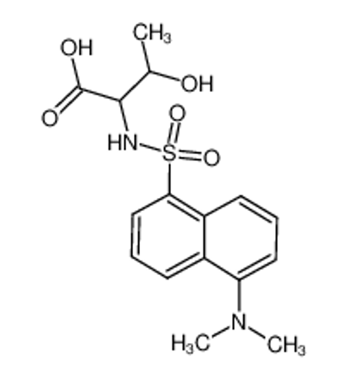 Picture of cyclohexylazanium,2-[[5-(dimethylamino)naphthalen-1-yl]sulfonylamino]-3-hydroxybutanoate