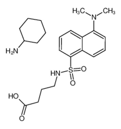 Picture of 4-amino-4-[5-(dimethylamino)naphthalen-1-yl]sulfonylbutanoate,cyclohexylazanium