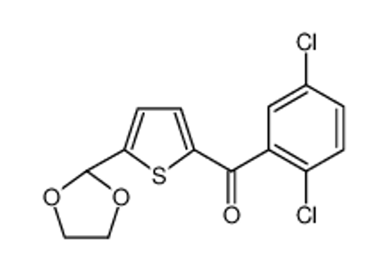 Изображение (2,5-dichlorophenyl)-[5-(1,3-dioxolan-2-yl)thiophen-2-yl]methanone