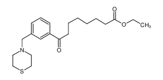 Picture of ethyl 8-oxo-8-[3-(thiomorpholin-4-ylmethyl)phenyl]octanoate