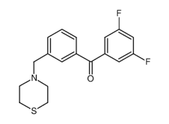 Picture of (3,5-difluorophenyl)-[3-(thiomorpholin-4-ylmethyl)phenyl]methanone