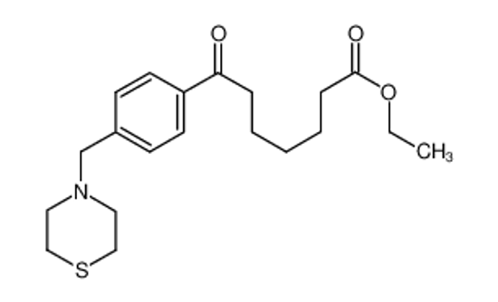 Picture of ethyl 7-oxo-7-[4-(thiomorpholin-4-ylmethyl)phenyl]heptanoate