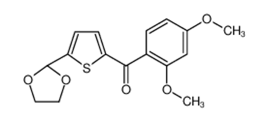 Picture of (2,4-dimethoxyphenyl)-[5-(1,3-dioxolan-2-yl)thiophen-2-yl]methanone