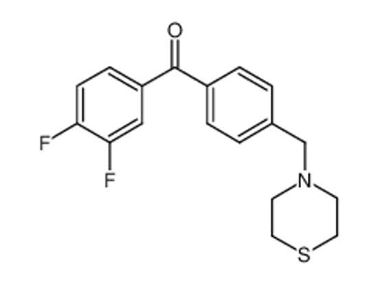 Picture of (3,4-difluorophenyl)-[4-(thiomorpholin-4-ylmethyl)phenyl]methanone