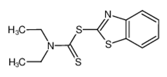 Picture of 1,3-benzothiazol-2-yl N,N-diethylcarbamodithioate
