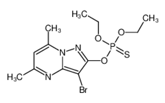 Изображение (3-bromo-5,7-dimethylpyrazolo[1,5-a]pyrimidin-2-yl)oxy-diethoxy-sulfanylidene-λ<sup>5</sup>-phosphane