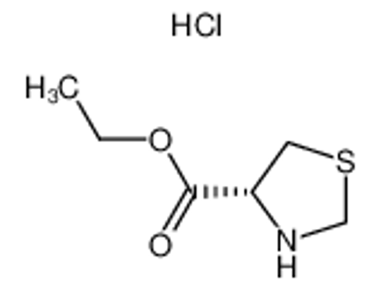 Picture of ethyl (4R)-1,3-thiazolidine-4-carboxylate,hydrochloride