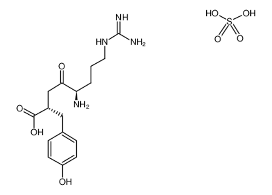 Изображение (2R,5S)-5-amino-8-(diaminomethylideneamino)-2-[(4-hydroxyphenyl)methyl]-4-oxooctanoic acid,sulfuric acid