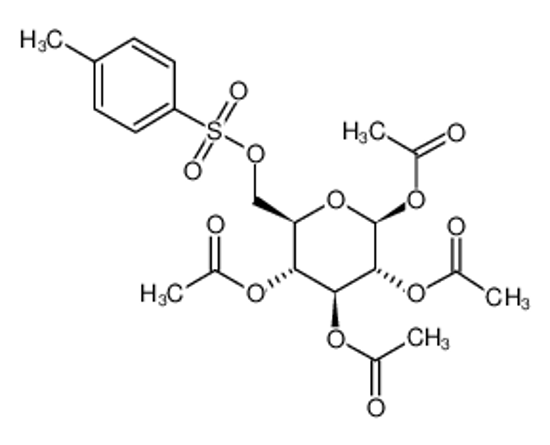 Picture of 1,2,3,4-TETRA-O-ACETYL-6-O-TOSYL-β-D-GLUCOPYRANOSE
