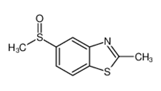 Imagem de 2-methyl-5-methylsulfinylbenzothiazole