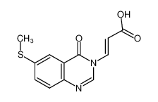 Picture of (E)-3-(6-methylsulfanyl-4-oxoquinazolin-3-yl)prop-2-enoic acid