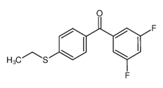 Picture of (3,5-difluorophenyl)-(4-ethylsulfanylphenyl)methanone