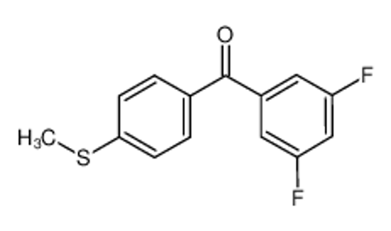 Picture of (3,5-difluorophenyl)-(4-methylsulfanylphenyl)methanone