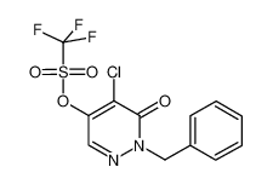 Picture of (1-benzyl-5-chloro-6-oxopyridazin-4-yl) trifluoromethanesulfonate
