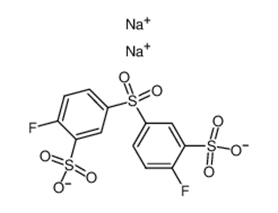 Imagem de disodium,2-fluoro-5-(4-fluoro-3-sulfonatophenyl)sulfonylbenzenesulfonate