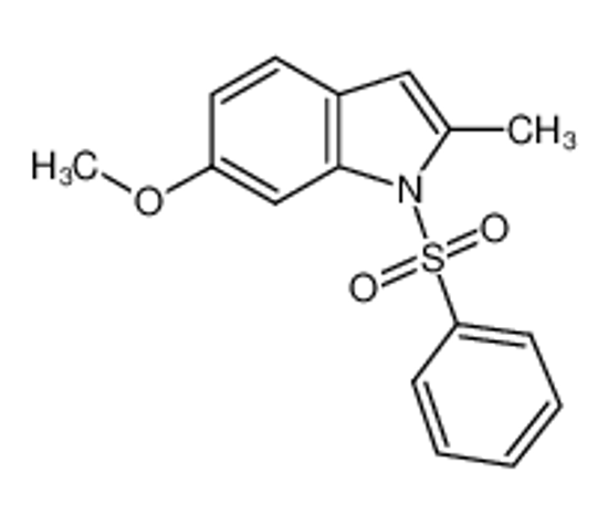 Picture of 1-(benzenesulfonyl)-6-methoxy-2-methylindole