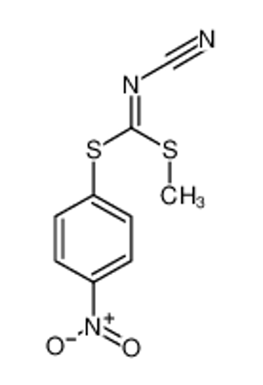 Picture of [methylsulfanyl-(4-nitrophenyl)sulfanylmethylidene]cyanamide