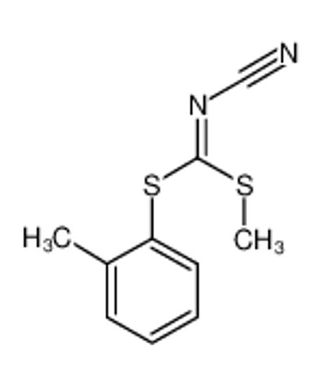 Picture of METHYL (2-METHYLPHENYL) CYANOCARBONIMIDODITHIOATE