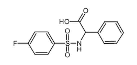 Picture of 2-{[(4-Fluorophenyl)sulfonyl]amino}-2-phenylacetic acid