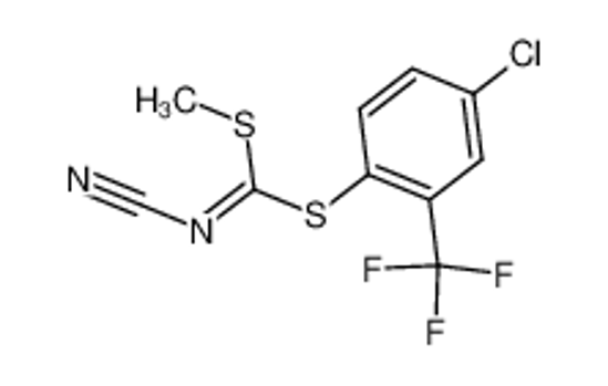 Picture of [[4-chloro-2-(trifluoromethyl)phenyl]sulfanyl-methylsulfanylmethylidene]cyanamide