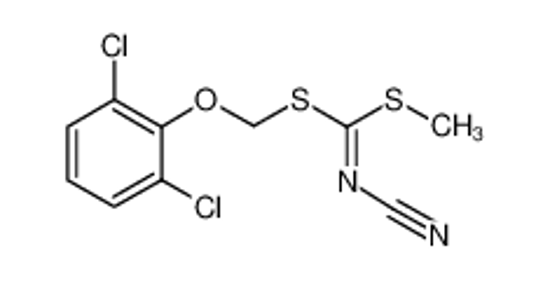 Picture of [(2,6-dichlorophenoxy)methylsulfanyl-methylsulfanylmethylidene]cyanamide