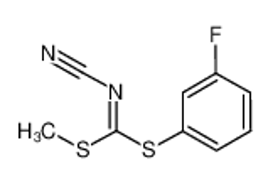 Picture of [(3-fluorophenyl)sulfanyl-methylsulfanylmethylidene]cyanamide