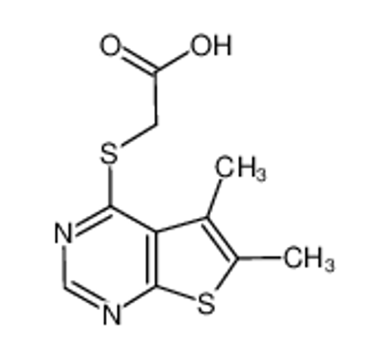 Picture of 2-(5,6-dimethylthieno[2,3-d]pyrimidin-4-yl)sulfanylacetic acid