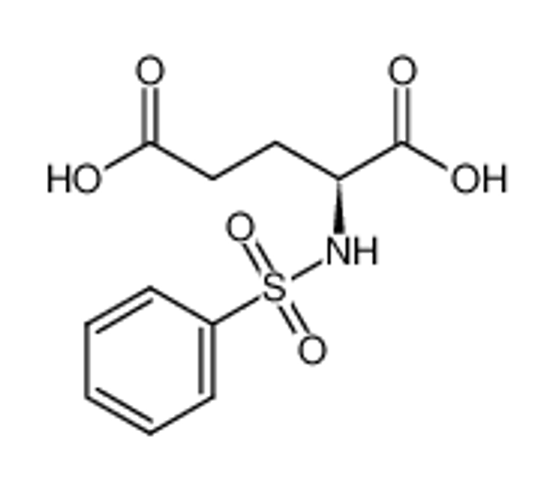 Picture of (2S)-2-(benzenesulfonamido)pentanedioic acid