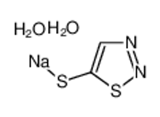 Picture of sodium,thiadiazole-5-thiolate,dihydrate